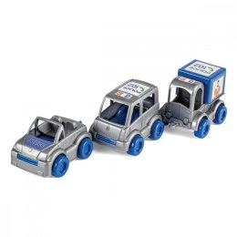 Wader Kid Cars - Policja zestaw 3 autek