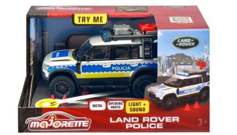 Majorette Pojazd Majorette Grand Land Rover policja 12,5 cm