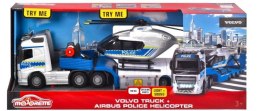 Majorette Zestaw policyjny Majorette Grand Volvo ciężarówka + helikopter 35 cm