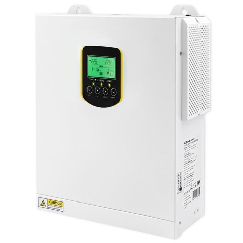 Qoltec Hybrydowy inwerter solarny Off-Grid 2.5kVA | 2.5kW | 100A | MPPT | LCD | BMS | Sinus