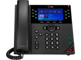 POLY VVX 450 telefon VoIP Czarny 12 linii LED