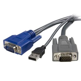 StarTech SVUSBVGA10 kabel KVM Czarny 3 m