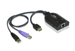 ATEN KA7168-AX kabel KVM Czarny, Metaliczny, Fioletowy