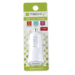 Techly USB - Auto 5V/1A Uniwersalne Biały Zapalniczka Automatyczna