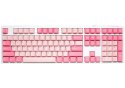 Ducky One 3 Gossamer Pink klawiatura Gaming USB US English Różowy, Biały