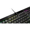 Corsair K70 MAX klawiatura Gaming USB US English Czarny