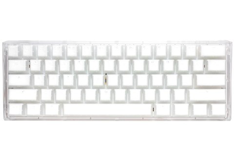 Ducky One 3 Aura White Mini Gat B Kan US klawiatura Gaming USB QWERTY Amerykański międzynarodowy Biały