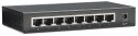 Intellinet 8-Port Fast Ethernet Office Switch Fast Ethernet (10/100) Czarny