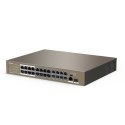 Switch PoE Tenda TEF1126P-24-250W (1x 10/100/1000Mbps, 24x 10/100Mbps)