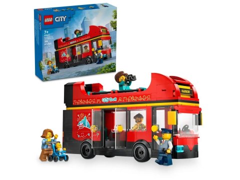 LEGO City 60407 Czerwony, piętrowy autokar