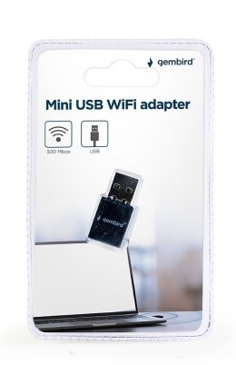 GEMBIRD BEZPRZEWODOWA MINI KARTA SIECIOWA USB WIFI 300 MBPS