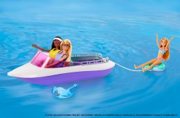 Barbie Lódź + 2 lalki Zestaw filmowy Hhg60