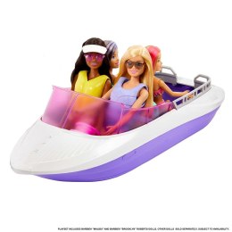 Barbie Lódź + 2 lalki Zestaw filmowy Hhg60