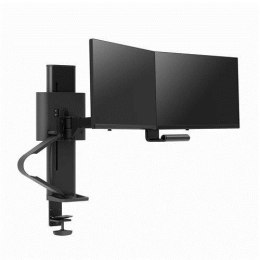 Ergotron TRACE DUAL MONITORS PANEL/CLAMP MATTE BLACK