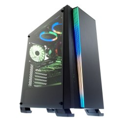 Obudowa IBOX WIZARD 4 GAMING OW4 (ATX; kolor czarny)