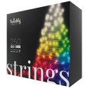 Twinkly Strings - 250 RGB+W Ciąg świetlny, przezroczysty przewód, typ wtyczki F