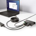 StarTech.com 5G4AINDRM-USB-A-HUB huby i koncentratory USB 3.2 Gen 1 (3.1 Gen 1) Type-B 5000 Mbit/s Czarny