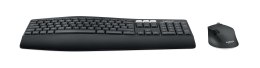 Logitech MK850 Performance klawiatura Dołączona myszka Uniwersalne RF Wireless + Bluetooth QWERTZ Niemiecki Czarny