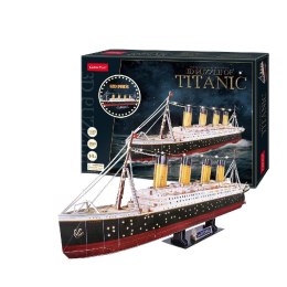 CubicFun Titanic LED Puzzle 3D 266 szt. Statki