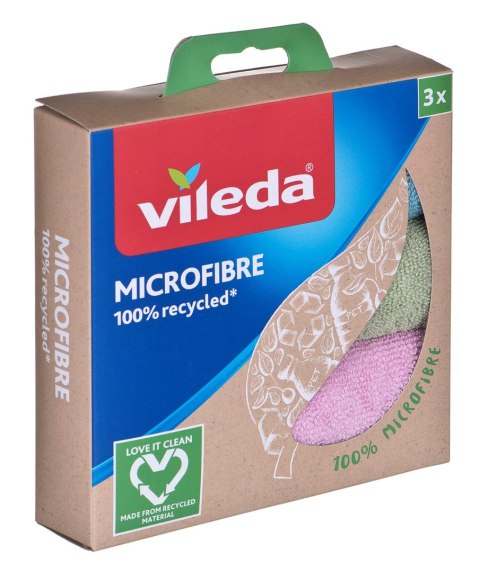 Ściereczka Vileda Mikrofibra 100% Recycled 3 szt.