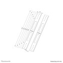 Neomounts AWL-250BL16 akcesorium do montażu telewizorów