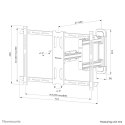 Neomounts WL40S-850BL16 uchwyt do telewizorów 177,8 cm (70") Czarny