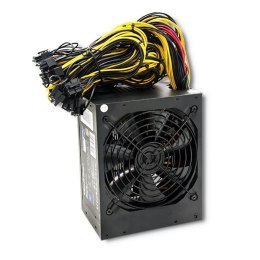 Qoltec 50147 Zasilacz ATX 1600W | 80 Plus Gold | Gaming Miner