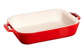 Zestaw 3 prostokątnych półmisków ceramicznych STAUB 40508-171-0 - czerwony