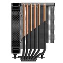 Jonsbo HX6250 Procesor Radiator 14 cm Czarny 1 szt.