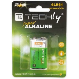 Techly 6LR61 9V Jednorazowa bateria Alkaliczny