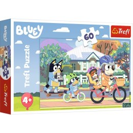 Trefl Puzzle Bluey 60 el. Wesoły Bluey