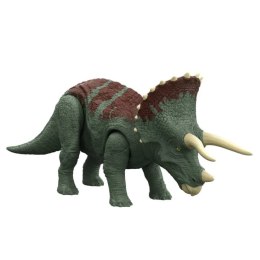 Jurassic World Dinozaur Dziki ryk Triceratops dinozaur HDX34 HDX17 MATTEL