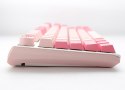 Ducky One 3 TKL Gossamer Pink klawiatura Gaming USB US English Różowy, Biały