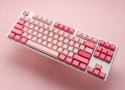 Ducky One 3 TKL Gossamer Pink klawiatura Gaming USB US English Różowy, Biały