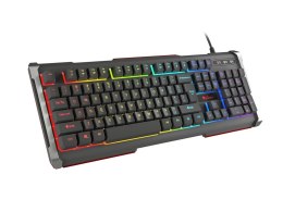 GENESIS RHOD 400 RGB klawiatura USB QWERTY Amerykański międzynarodowy Czarny