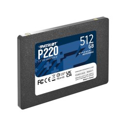 SSD PATRIOT P220 512GB SATA3 2,5