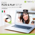 TECHLY KAMERA USB INTERNETOWA FULLHD 1080P Z MIKRO