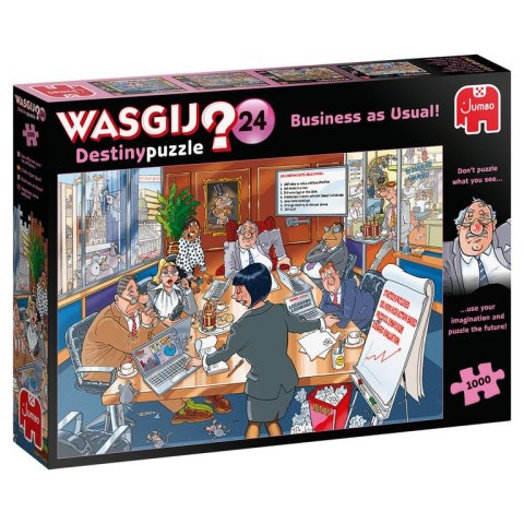 Wasgij 25013 puzzle Puzzle układanka 1000 szt. Kreskówki