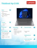 Lenovo Notebook ThinkBook 16p G5 21N5001PPB W11Pro i5-14500HX/16GB/512GB/RTX 4050 6GB/16 cali WUXGA/Storm Grey/3YRS OS + CO2 Offset