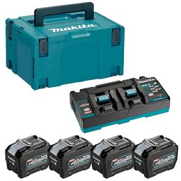 MAKITA ZESTAW ZASILAJĄCY 40V 4x8,0Ah XGT (BL4080Fx4+DC40RB) (UN3480)