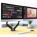 Techly ICA-LCD 462B uchwyt / stojak do monitorów 81,3 cm (32") Czarny Biurko