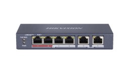 SWITCH POE HIKVISION DS-3E0106P-E/M 6-PORTOWY