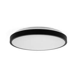 Plafon V-TAC VT-8624S natynkowy 24W LED IP44 35cm czujnik ruchu 4000K 2500lm (SKU 76701) Czarny