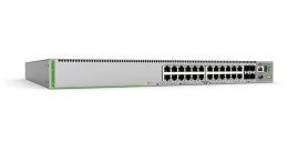 Allied Telesis AT-GS980MX/28PSM-50 łącza sieciowe Zarządzany L3 Gigabit Ethernet (10/100/1000) Obsługa PoE 1U Szary