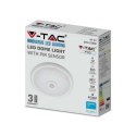 Plafon LED V-TAC SAMSUNG CHIP 12W Czujnik Ruchu VT-13 6500K 900lm 3 Lata Gwarancji