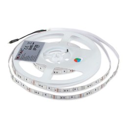 Taśma LED V-TAC VT-5050 60 IP20-RGB SMD5050 12V 230V IP20 10W/m 1000lm (SKU 2558)