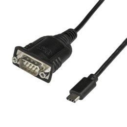 StarTech ICUSB232C kabel równoległy Czarny 0,4 m USB C DB-9