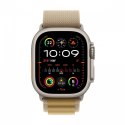 Apple Watch Ultra 2 GPS + Cellular, koperta 49 mm z tytanu w kolorze naturalnym z opaską Alpine M w kolorze beżowym