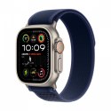 Apple Watch Ultra 2 GPS + Cellular, koperta 49 mm z tytanu w kolorze naturalnym z opaską Trial M/L w kolorze niebieskim