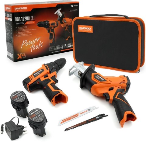 CORDLESS SET: DRILL + SAW/DGA 1220LI SET DAEWOO